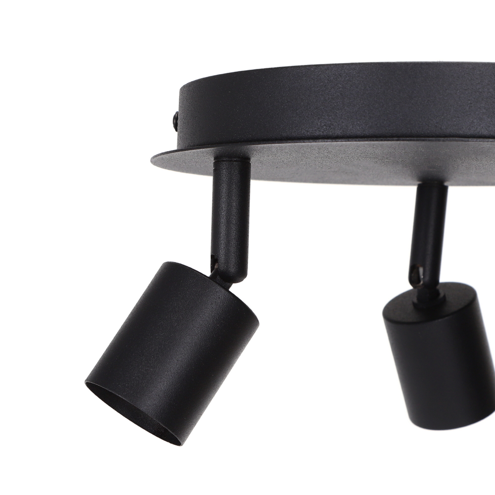 Lampadario da soffitto Tris Nero 3 x GU10 Aigostar - Foto 1