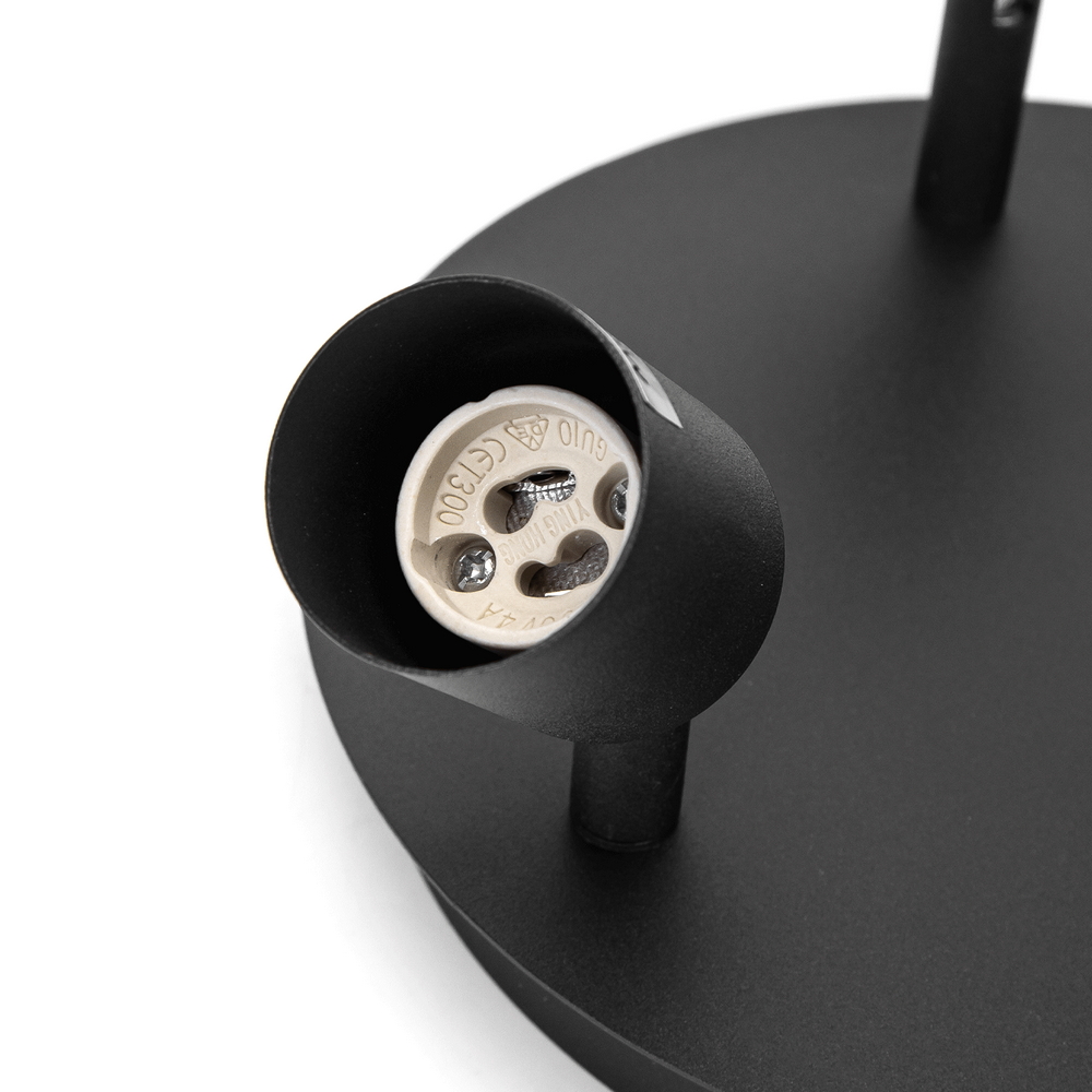 Lampadario da soffitto Tris Nero 3 x GU10 Aigostar - Foto 2