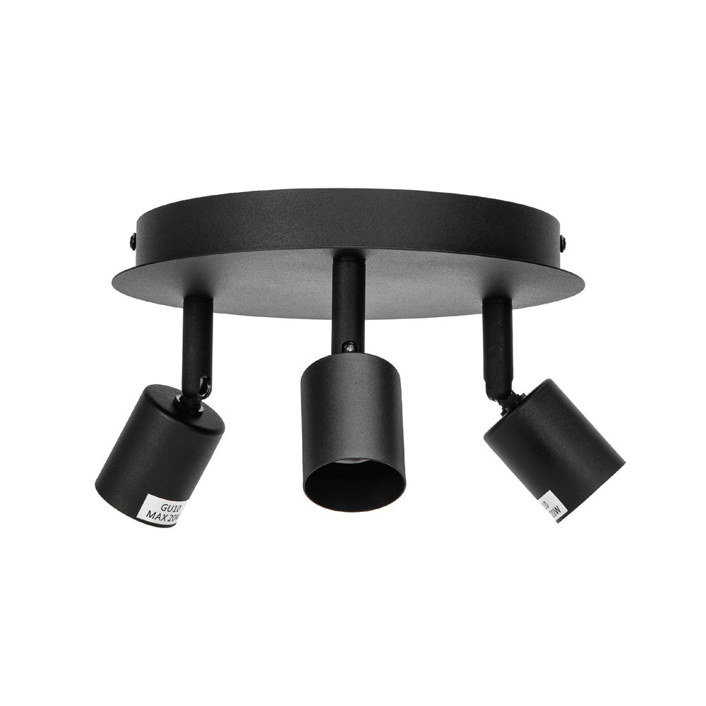 Foto principale Lampadario da soffitto Tris Nero 3 x GU10 Aigostar