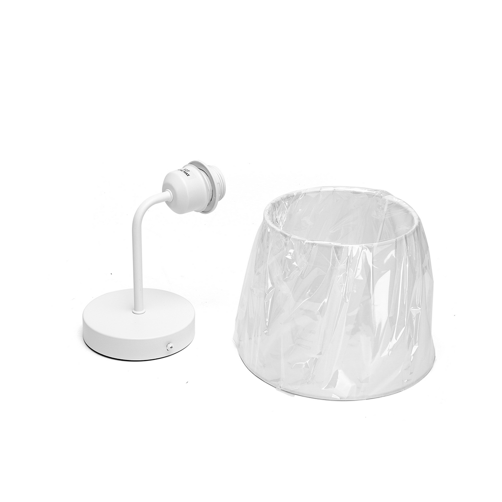 Applique da parete JUP Bianco IP20 1 x E27 Aigostar - Foto 1
