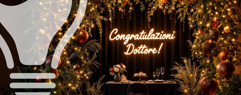 Addobbi per la tua laurea: come festeggiare con stile