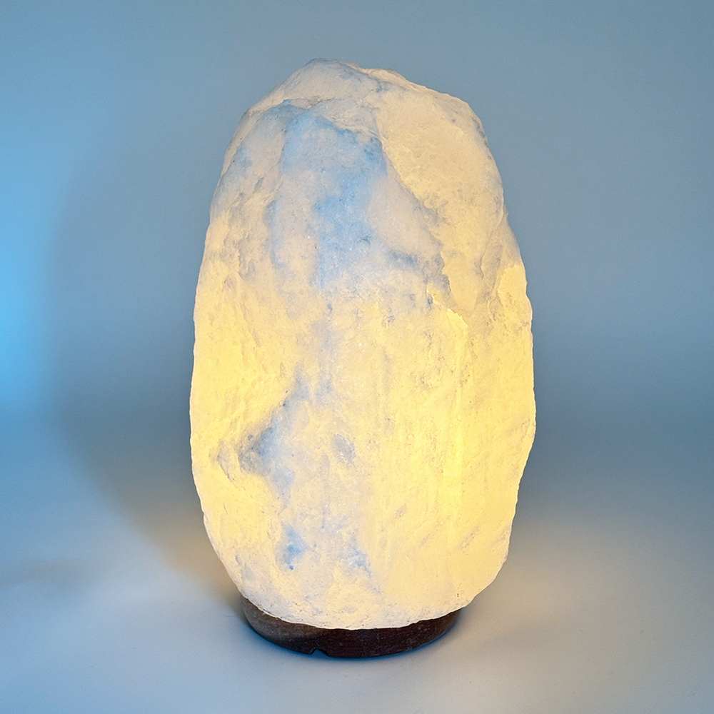 Lampada di Sale Himalayano Bianco naturale 6-8Kg - Foto 1
