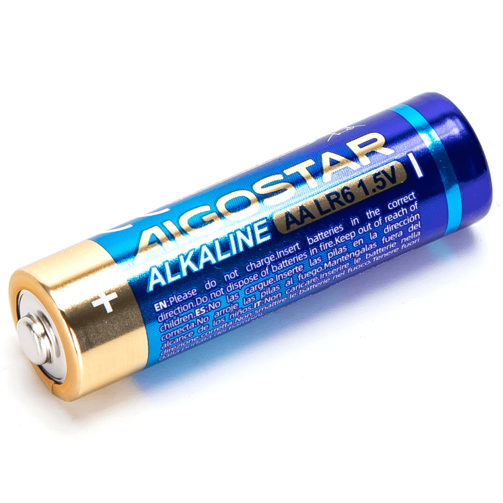 Batteria Aigostar 1,5V AA Stilo Alcalina confezione da 4 pile - Foto 1
