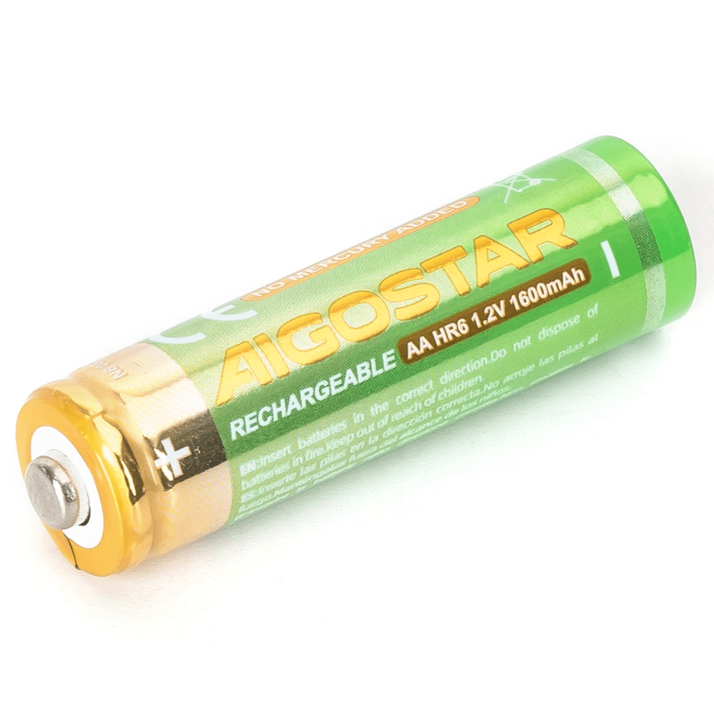 Batteria Ricaricabile Aigostar 1,2V AA Stilo 1600mAH confezione da 2 pile - Foto 1