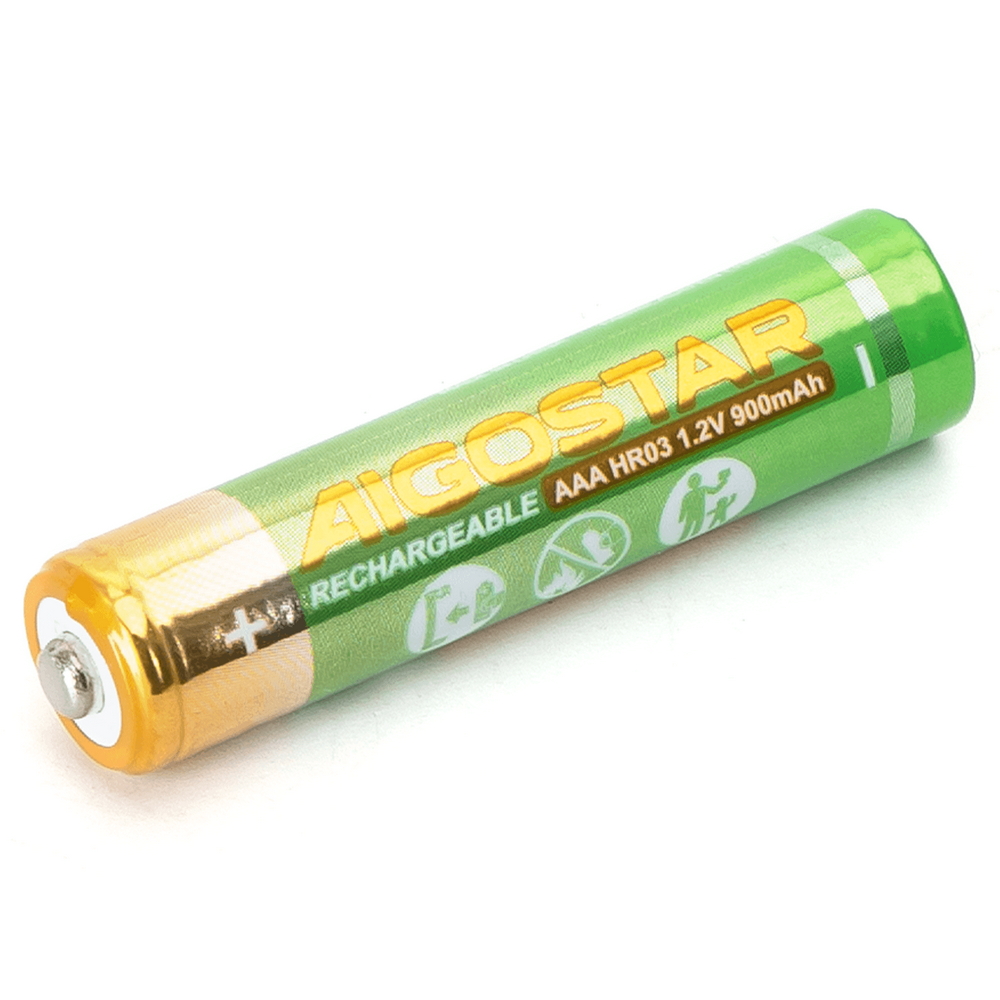 Batteria Ricaricabile Aigostar 1,2V AAA Ministilo 900mAH confezione da 2 pile - Foto 1