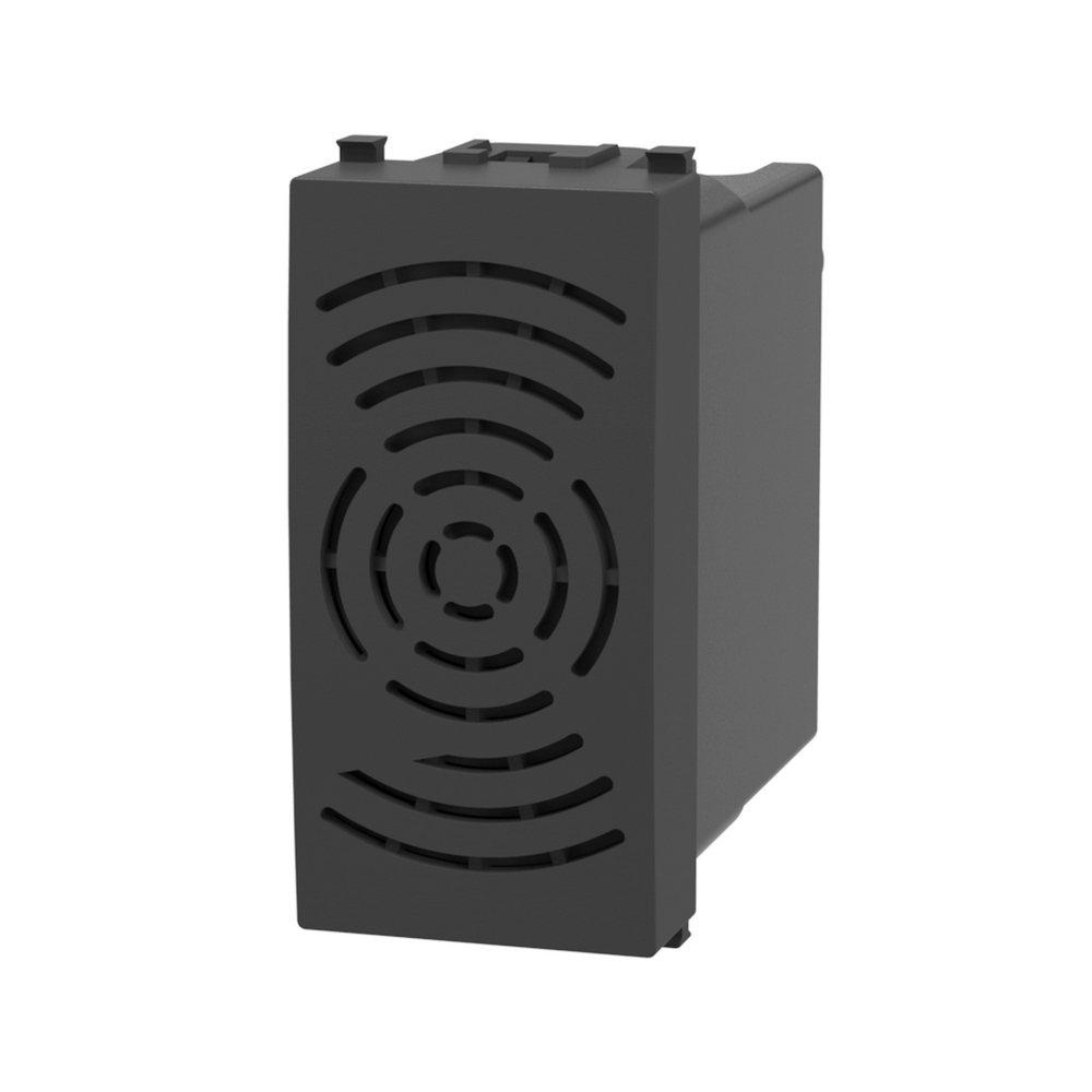 Foto principale Ronzatore elettrico 230V per campanello nero compatibile anche con Vimar Plana