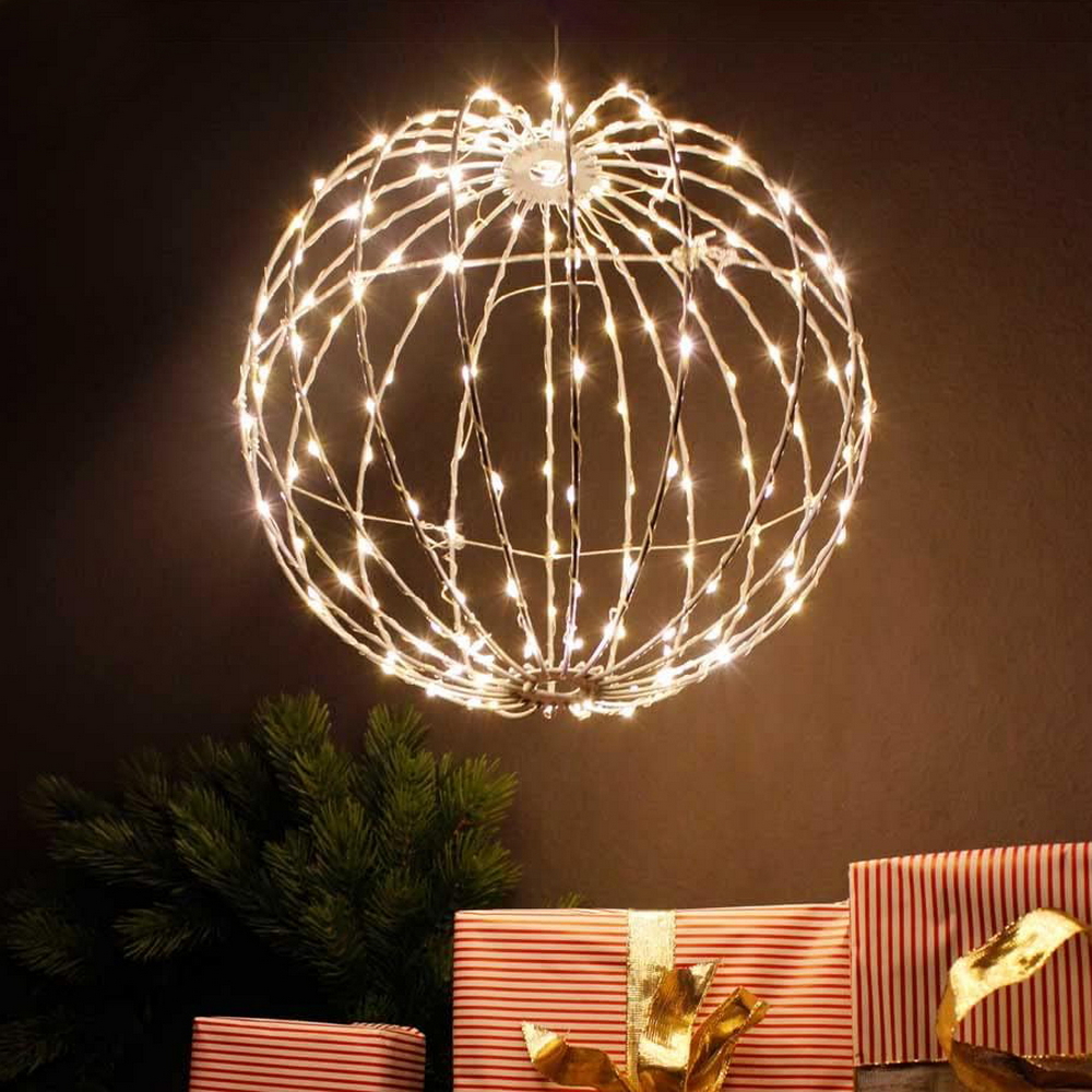 Sfera luminosa 3D 40cm 240 Led Bianco Caldo Wisdom - Foto 1