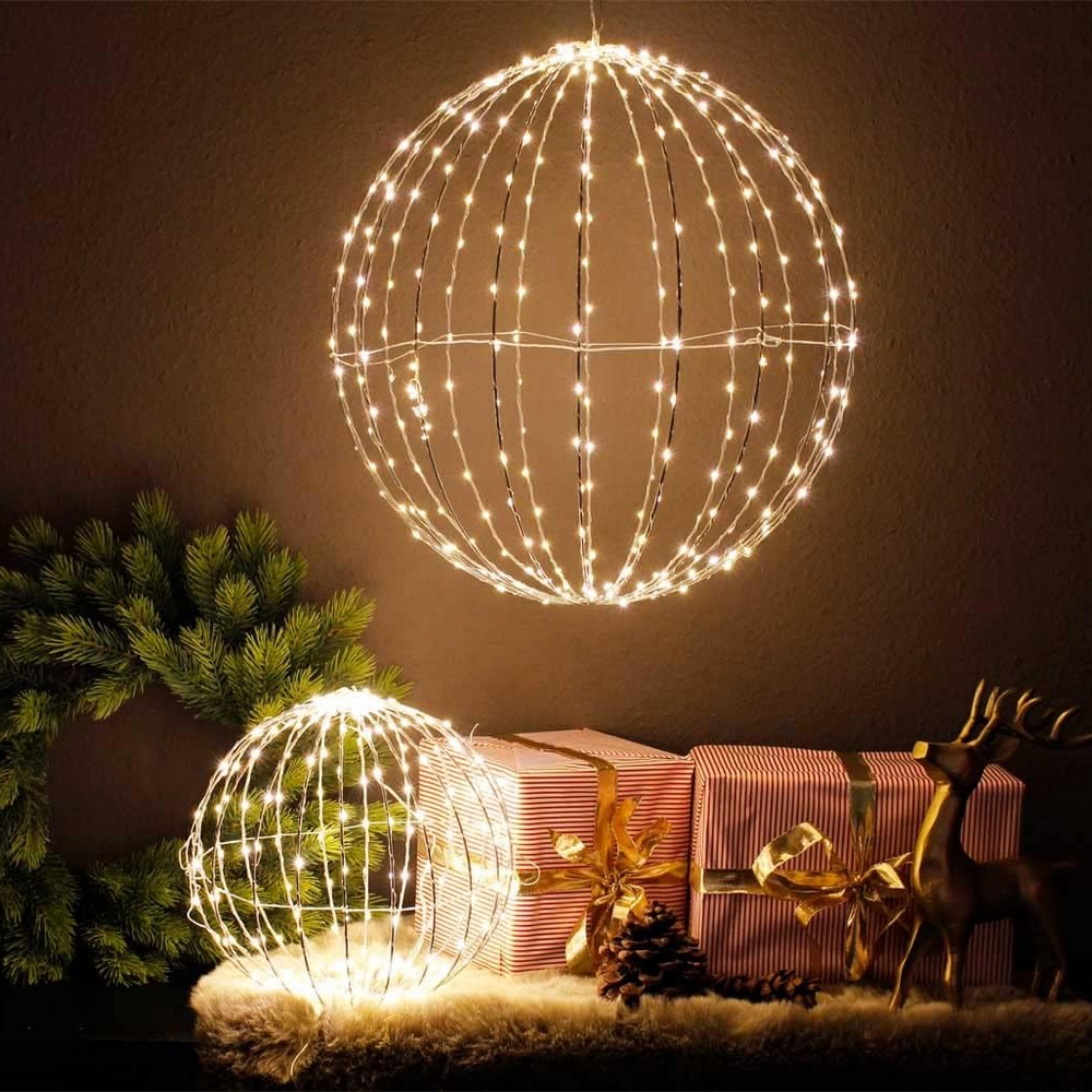 Sfera luminosa 3D 50cm 360 Led Bianco Caldo Wisdom - Foto 2
