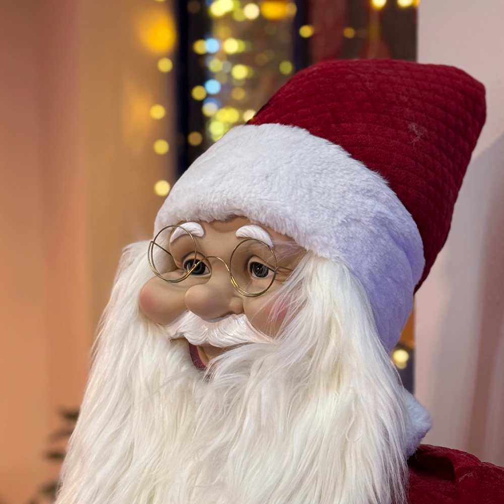 Babbo Natale figura intera alto 1,5 metri Wisdom - Foto 1
