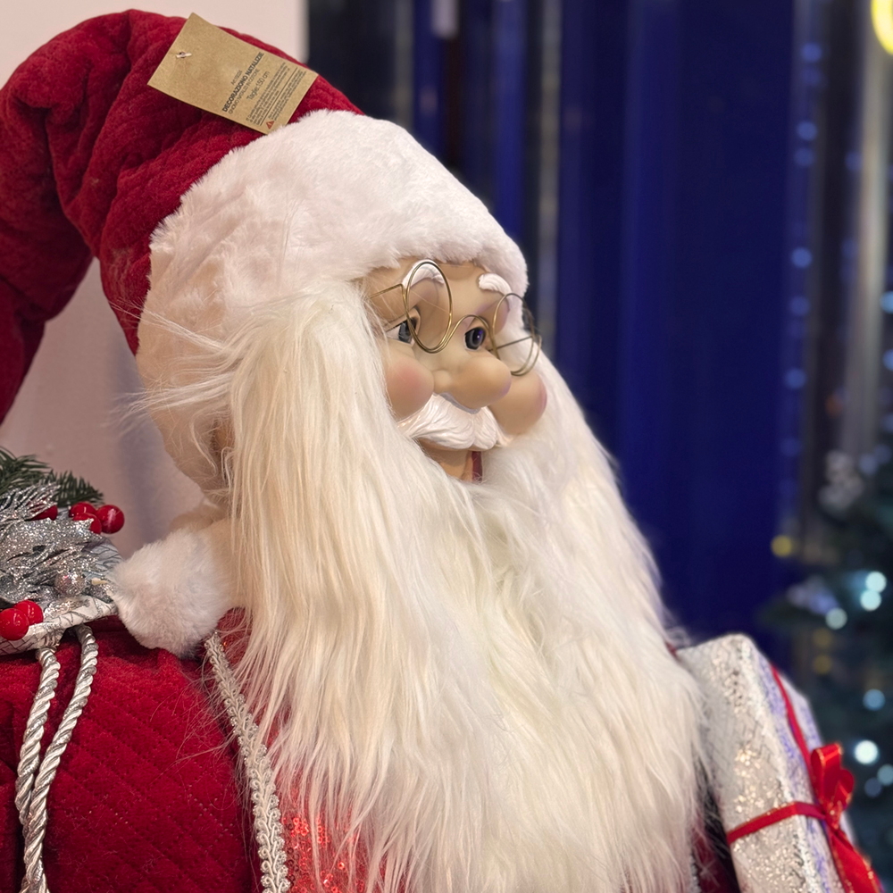 Babbo Natale figura intera alto 1,5 metri Wisdom - Foto 2