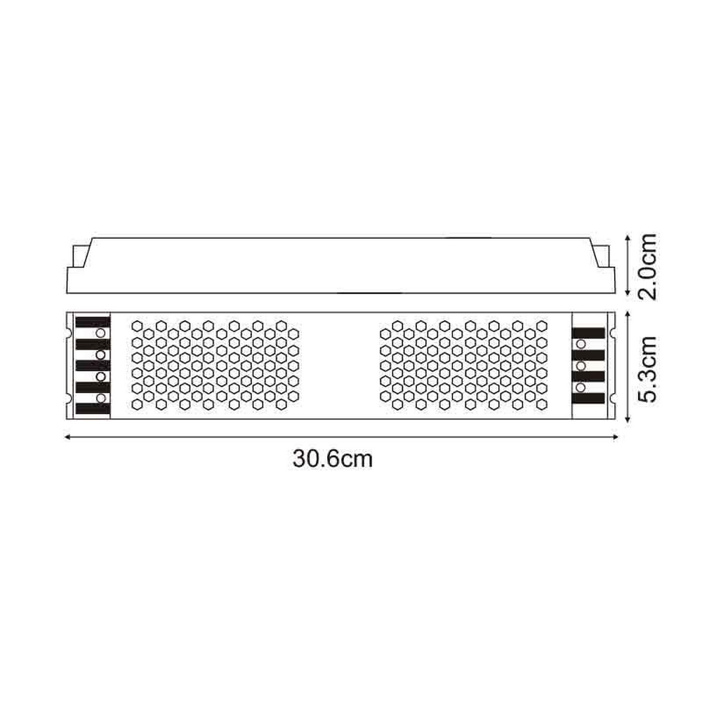 Alimentatore striscia Led 12V 200W 16,7A IP44 Trasformatore uso interno M LEDME - Foto 1