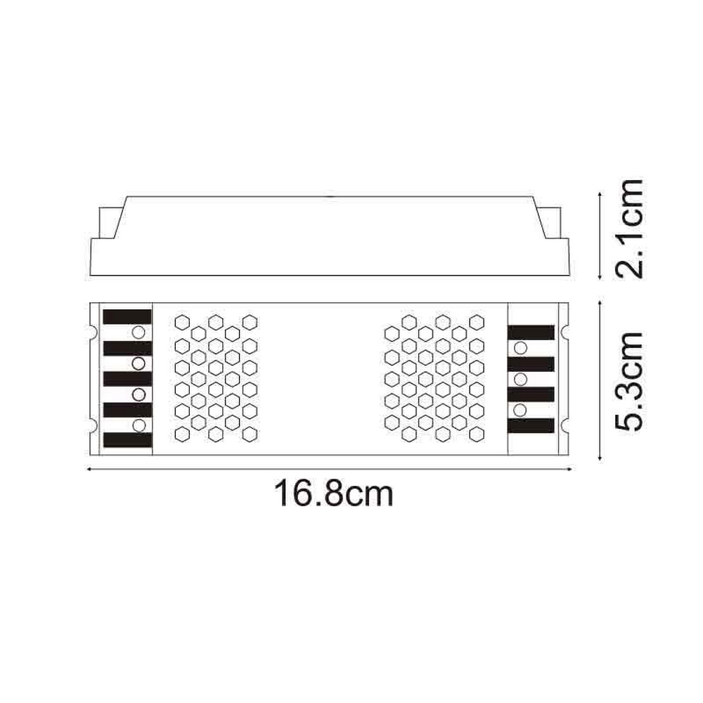 Alimentatore striscia Led 24V 100W 4,2A IP44 Trasformatore uso interno M LEDME - Foto 1