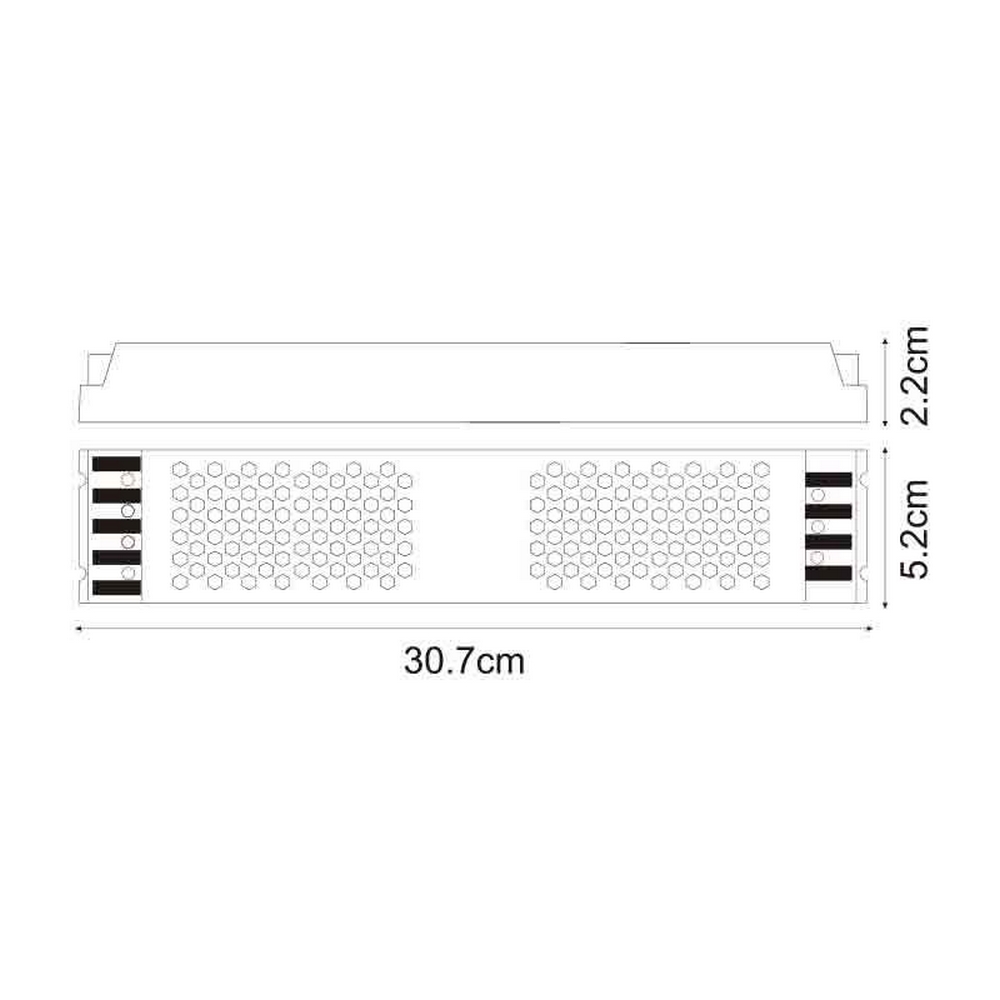 Alimentatore striscia Led 24V 300W 12,5A IP44 Trasformatore uso interno M LEDME - Foto 1