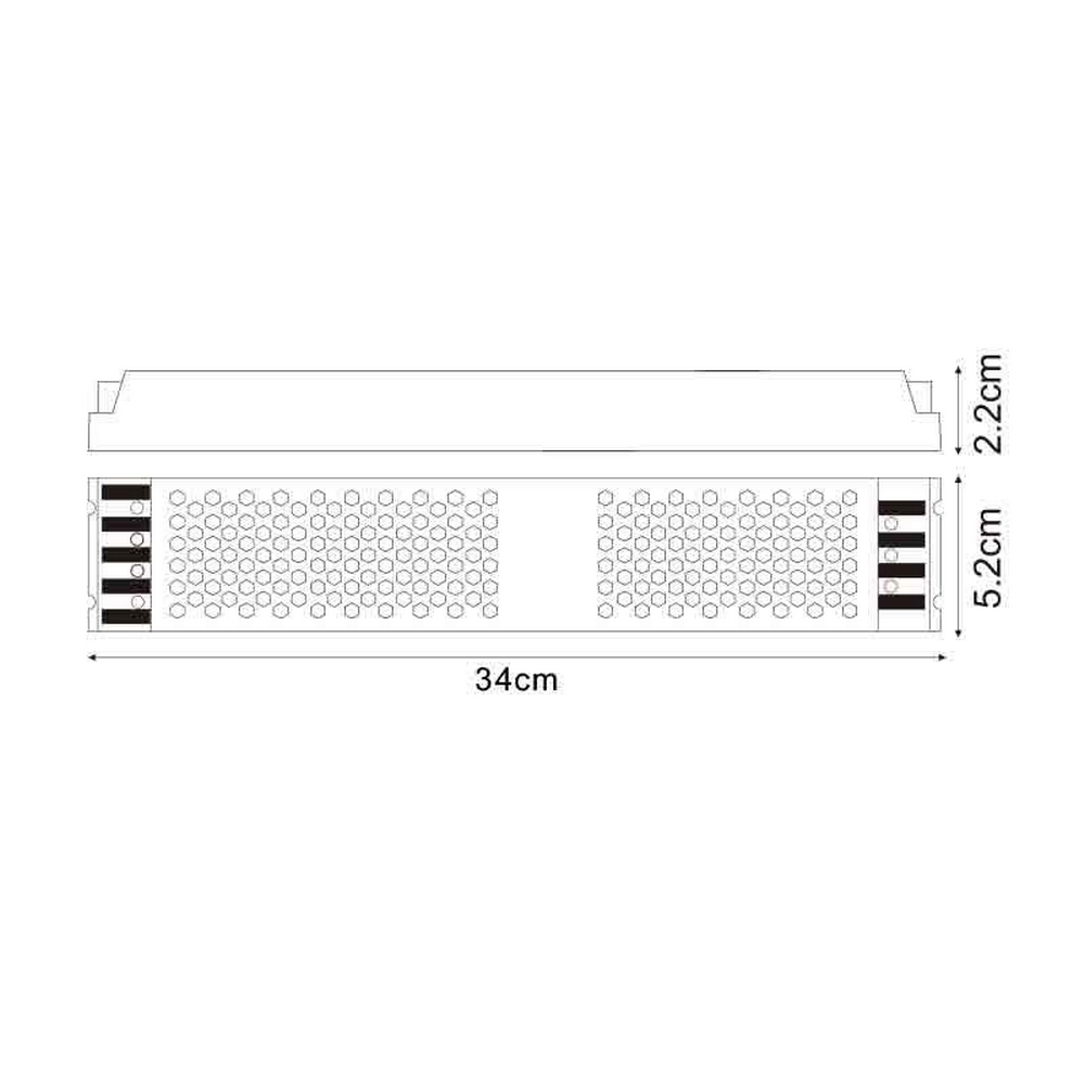 Alimentatore striscia Led 24V 400W 12,5A IP44 Trasformatore uso interno M LEDME - Foto 1