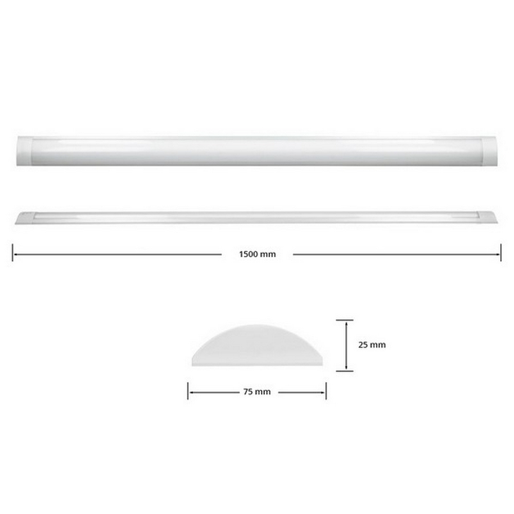 Barra Led 45W da 150cm Bianco freddo 6500K FSL - Foto 1