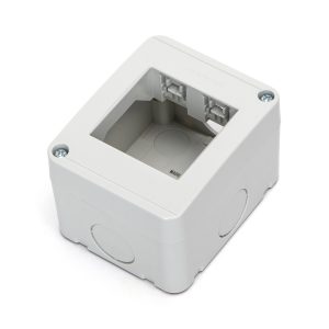 Foto principale Cassetta esterna 2 moduli custodia IP20 per pulsanti compatibile anche con BTicino Livinglight