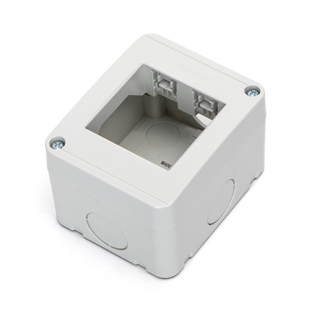 Foto principale Cassetta esterna 2 moduli custodia IP20 per pulsanti compatibile anche con BTicino Livinglight