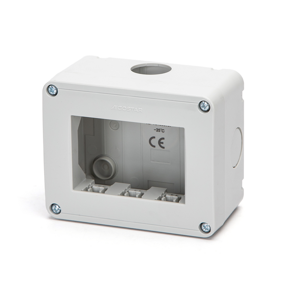 Cassetta esterna 3 moduli custodia IP20 per pulsanti compatibile anche con Vimar Plana - Foto 1