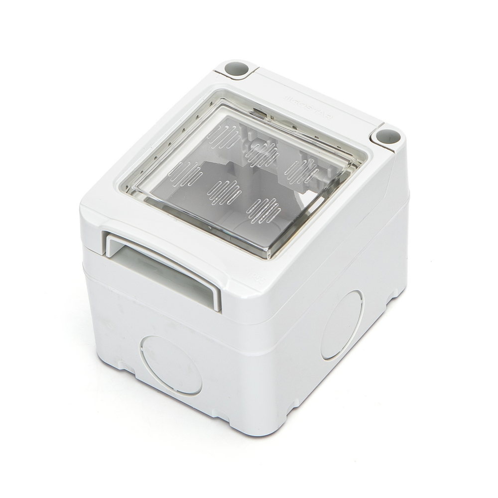 Foto principale Cassetta esterna impermeabile 2 moduli custodia IP55 per pulsanti compatibile anche con BTicino Livinglight