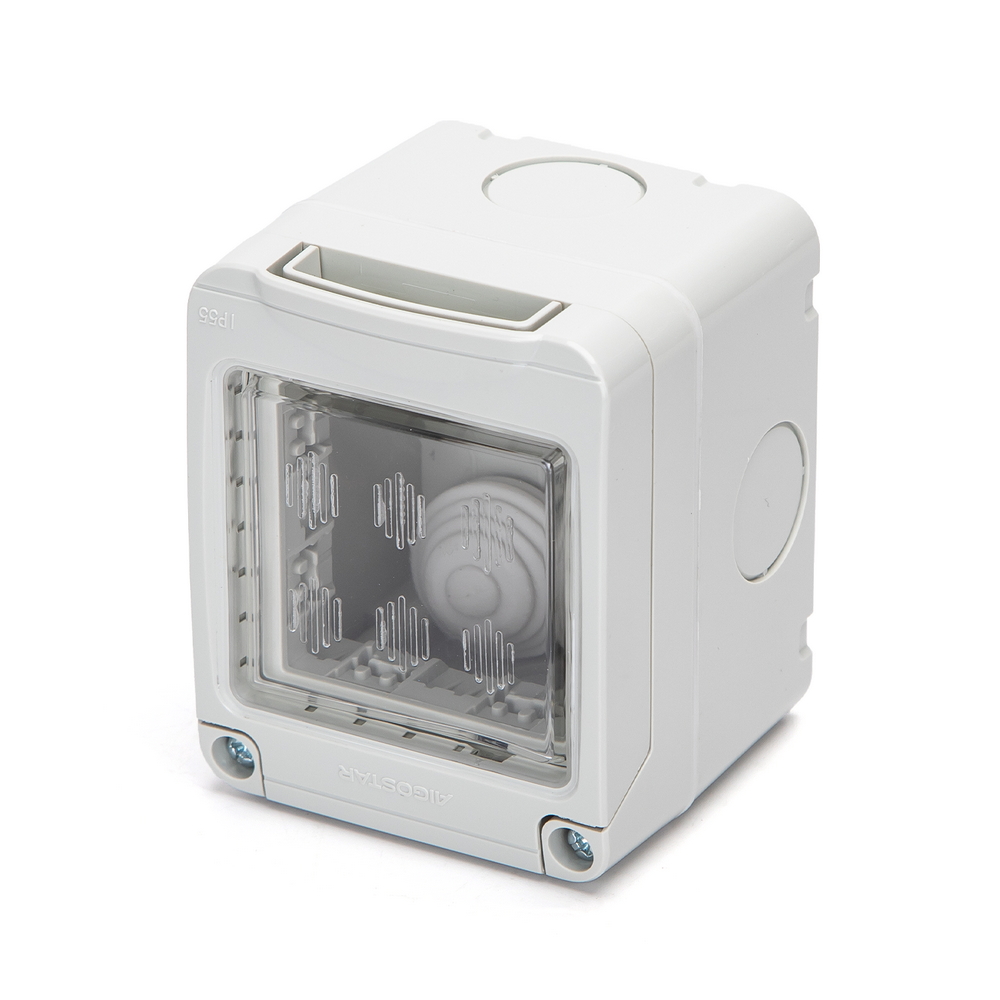 Cassetta esterna impermeabile 2 moduli custodia IP55 per pulsanti compatibile anche con Vimar Plana - Foto 1