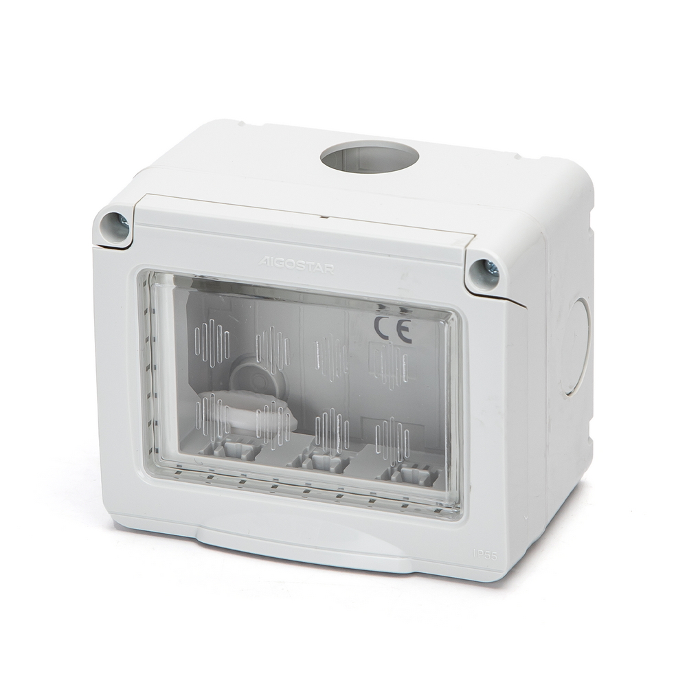 Cassetta esterna impermeabile 3 moduli custodia IP55 per pulsanti compatibile anche con BTicino Matix - Foto 1