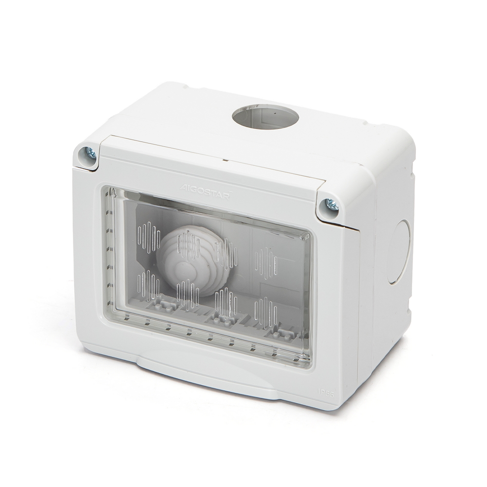 Cassetta esterna impermeabile 3 moduli custodia IP55 per pulsanti compatibile anche con Vimar Plana - Foto 1