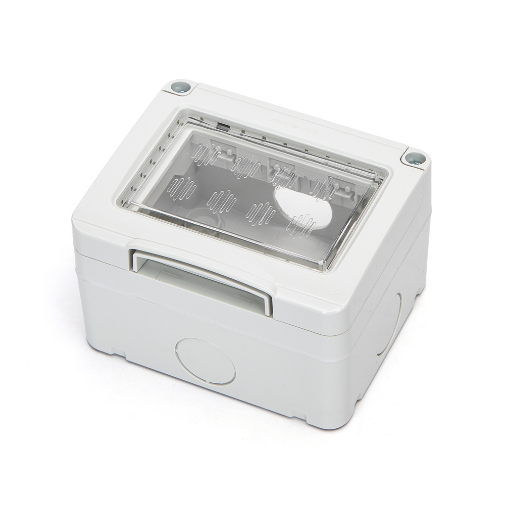 Foto principale Cassetta esterna impermeabile 3 moduli custodia IP55 per pulsanti compatibile anche con Vimar Plana