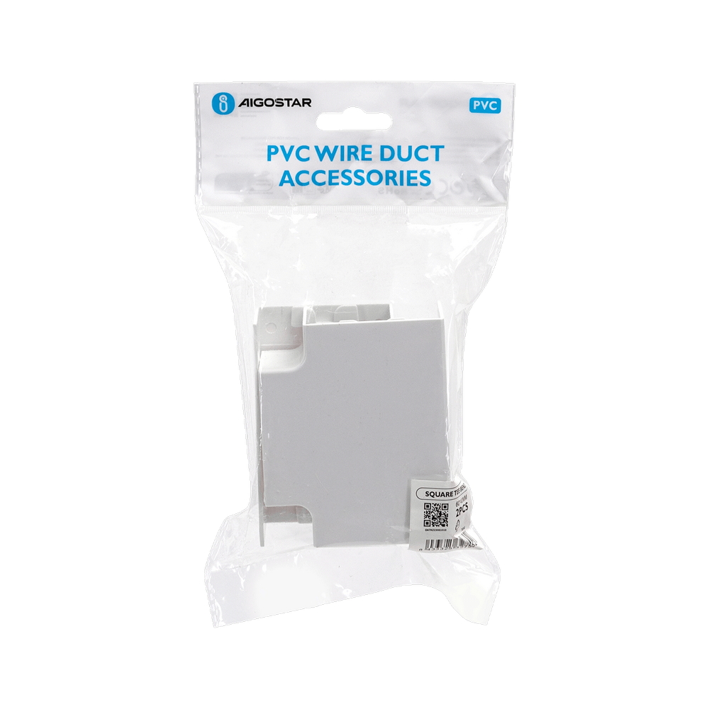 Derivazione T per Canalina 60x40mm bianca 2pz Aigostar - Foto 3