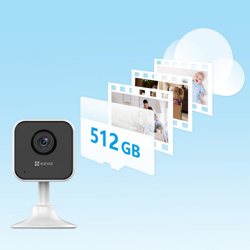 Telecamera di sorveglianza EZVIZ H1C WiFi Full HD 1080p visione notturna per interni - Foto 5