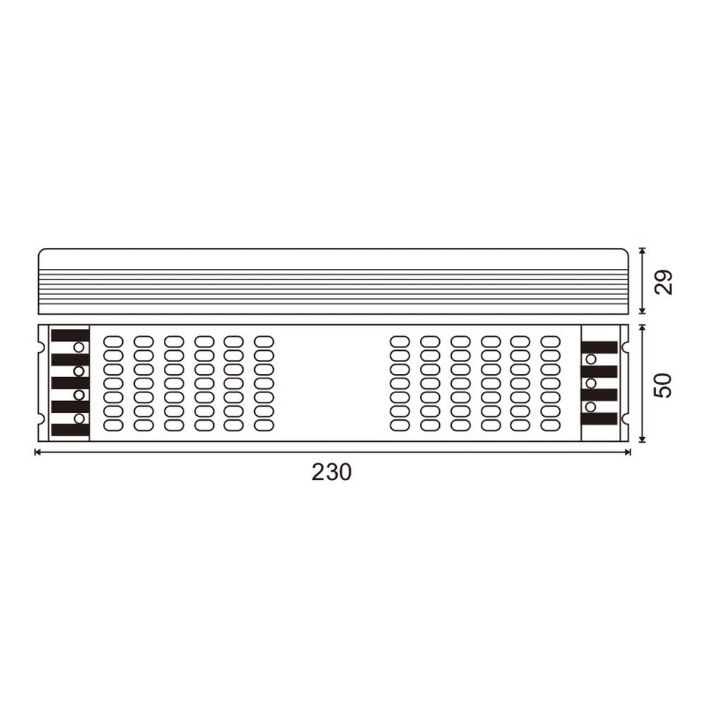 Alimentatore striscia Led 24V 100W IP20 Trasformatore dimmerabile 0-10V M LEDME - Foto 1