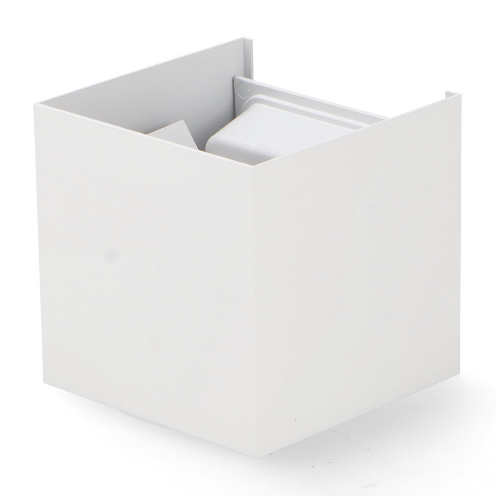 Foto principale Applique Led cubo da parete 12W Doppia emissione Bianco IP65 CCT temperatura colore regolabile Wisdom