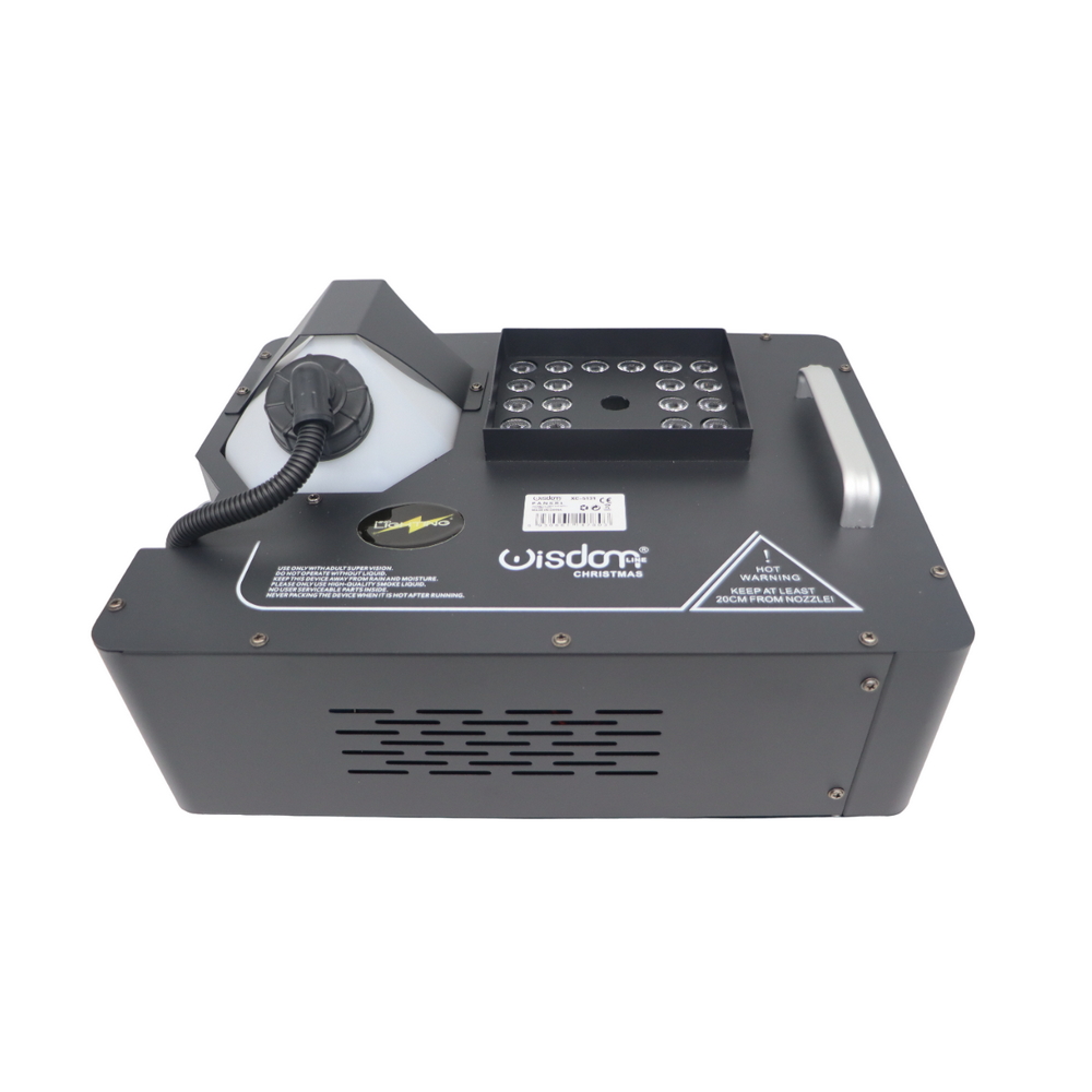 Foto principale Macchina del fumo 1500W RGB DMX a getto verticale Wisdom