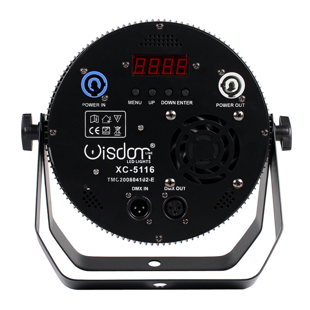 Par Led Mini 18x10W RGBW 4 in 1 IP20 Wisdom - Foto 1