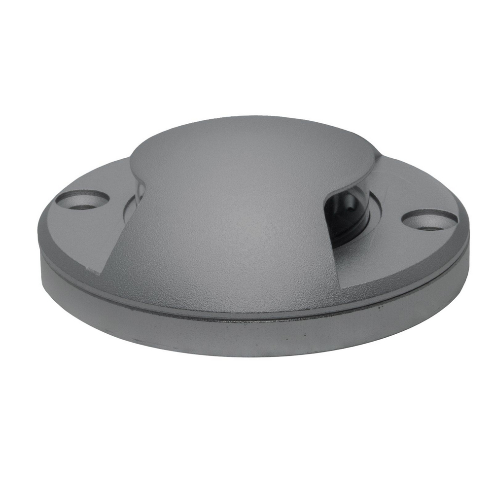 Foto principale Segnapasso calpestabile Led 12V 4W a superfice Rotondo Doppia emissione Grigio IP65 Bianco neutro 4000K Wisdom