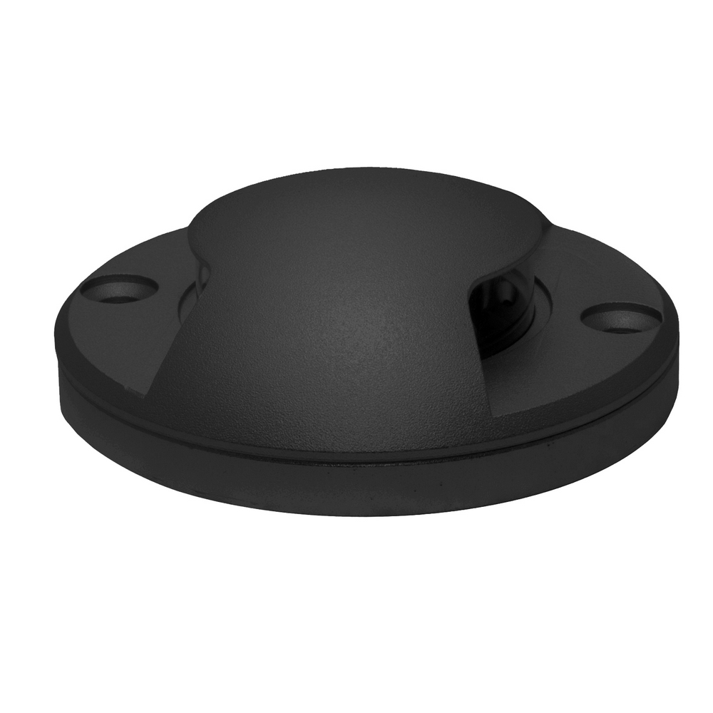 Foto principale Segnapasso calpestabile Led 12V 4W a superfice Rotondo Doppia emissione Nero IP65 Bianco neutro 4000K Wisdom
