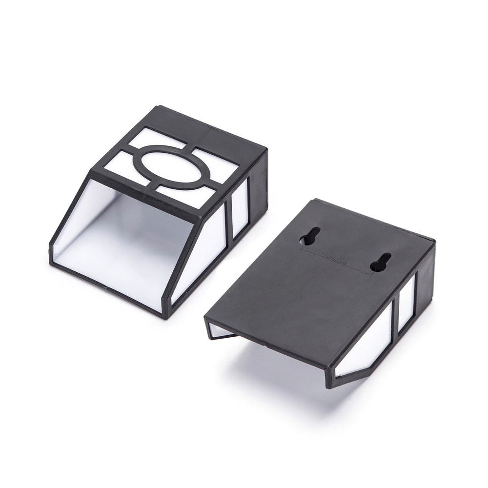 Applique Led 1W Nero con pannello solare IP44 Bianco caldo 2700K con sensore crepuscolare Aigostar - Foto 2