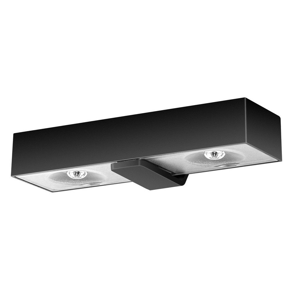 Applique Led 1W Nero con pannello solare IP44 Bianco neutro 4000K con sensore crepuscolare Novaline - Foto 1