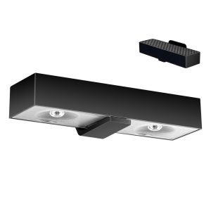 Foto principale Applique Led 1W Nero con pannello solare IP44 Bianco neutro 4000K con sensore crepuscolare Novaline