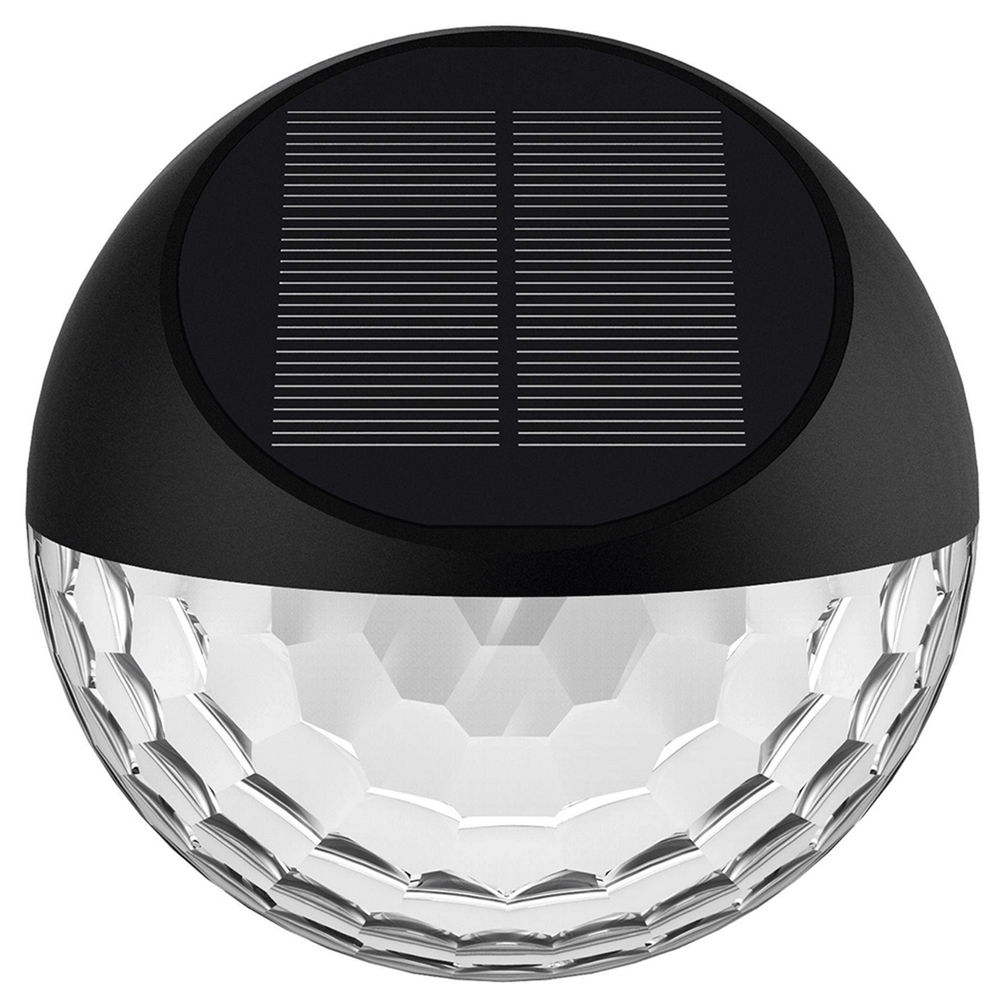 Foto principale Applique Led 2W Nero con pannello solare IP44 RGB con sensore crepuscolare Aigostar