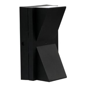 Foto principale Applique Led da parete Kappa 10W Nero IP65 CCT temperatura colore regolabile Novaline