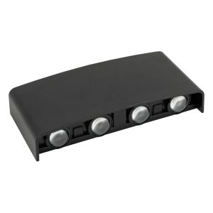 Foto principale Applique Led da parete Solari 8W Nero IP65 CCT temperatura colore regolabile Novaline