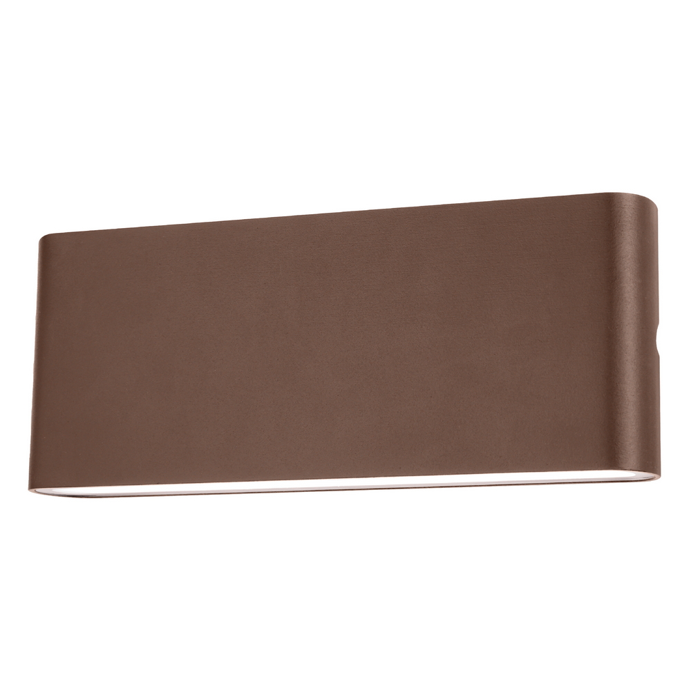 Foto principale Applique Led da parete Teseo 12W Corten IP65 CCT temperatura colore regolabile Novaline