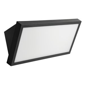 Foto principale Applique Led da parete Tobias 20W Nero IP65 CCT temperatura colore regolabile Novaline