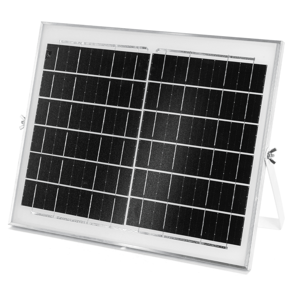Faro Led 150W Nero con pannello solare IP66 RGB Dimmerabile con telecomando e crepuscolare Aigostar - Foto 1