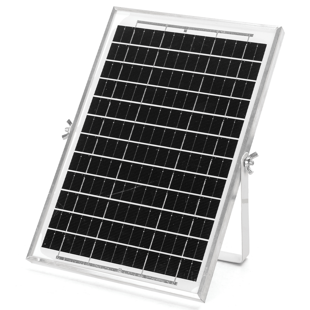 Faro Led 50W Nero con pannello solare IP66 RGB Dimmerabile con telecomando e crepuscolare Aigostar - Foto 2
