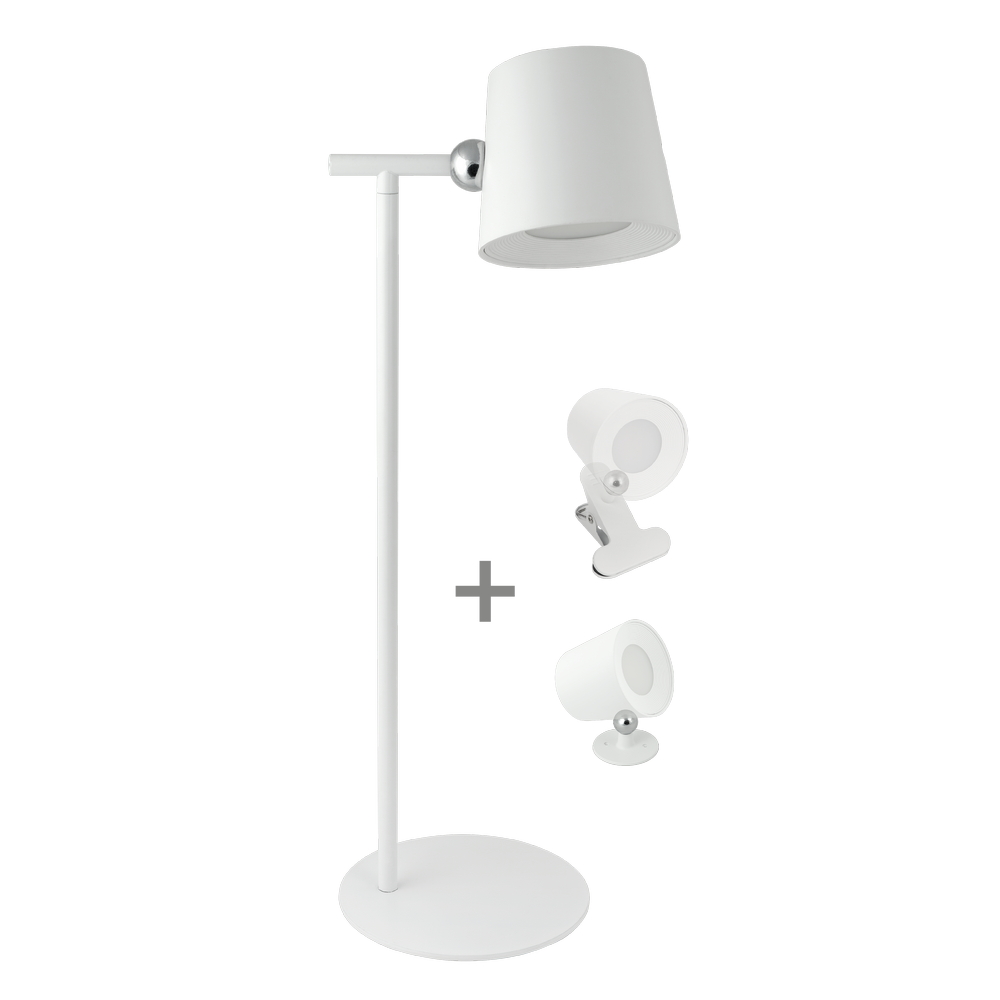 Foto principale Lampada da tavolo Led touch Jiki luce regolabile 2W Bianca portatile a batteria ricaricabile USB Type-C Novaline