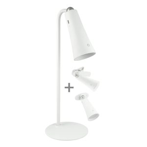 Foto principale Lampada da tavolo Led touch Tensai 3W Bianca portatile a batteria ricaricabile USB Type-C Bianco neutro 4000K Novaline