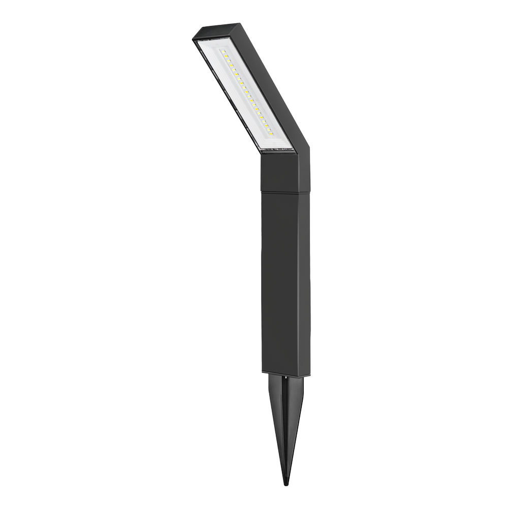 Lampioncino Led 3W Nero con pannello solare e sensore crepuscolare IP54 CCT temperatura colore regolabile Novaline - Foto 1