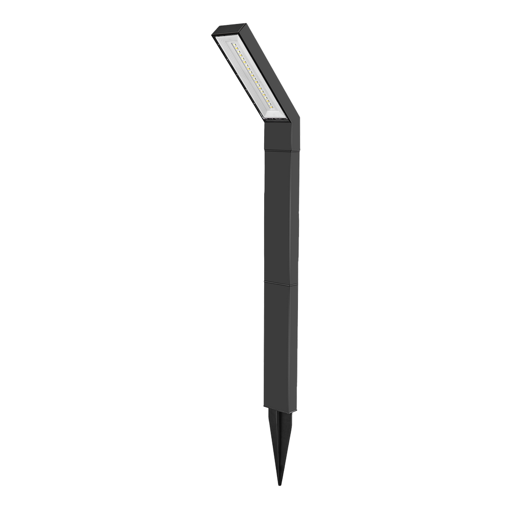Lampioncino Led 3W Nero con pannello solare e sensore crepuscolare IP54 CCT temperatura colore regolabile Novaline - Foto 2