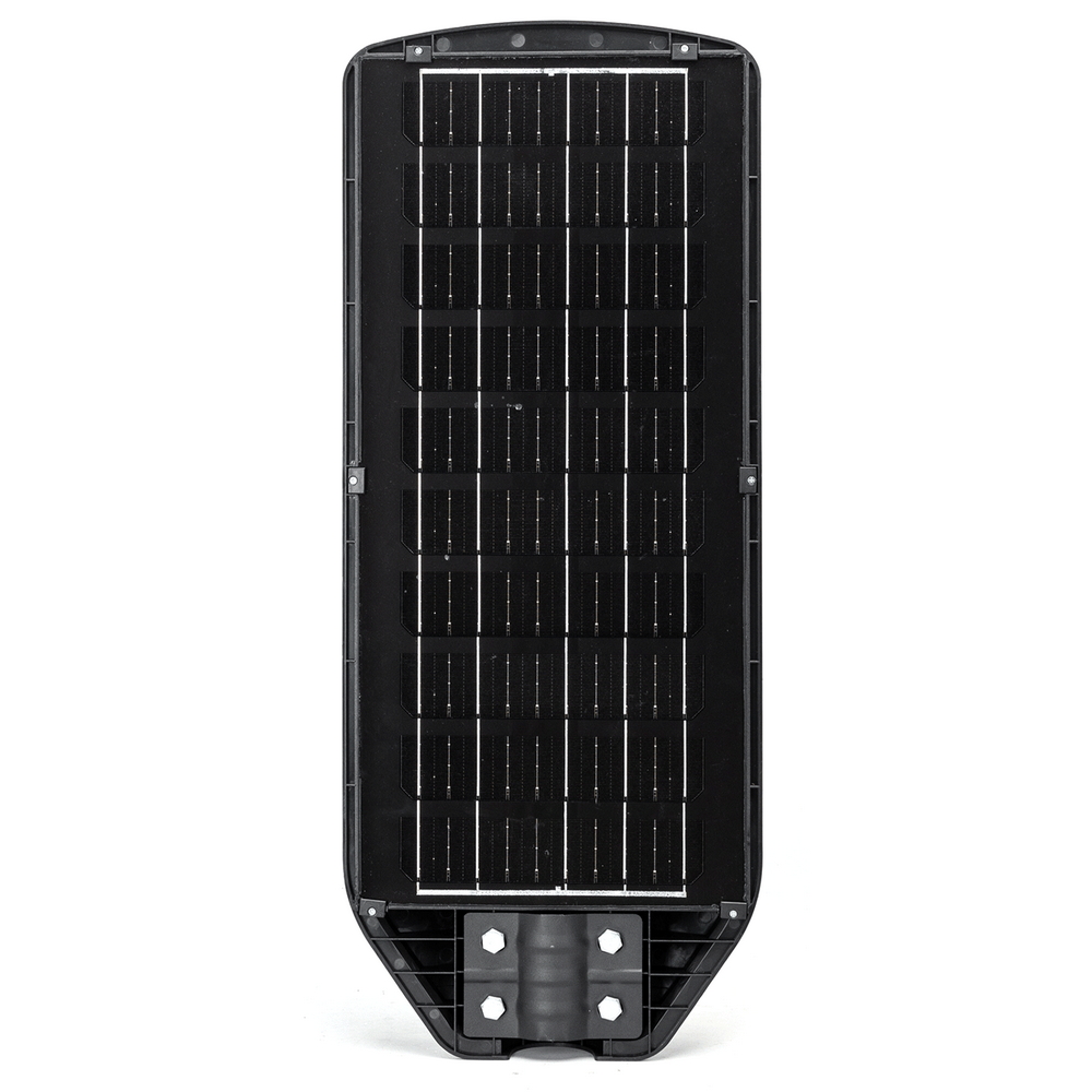 Lampione stradale Led 200W Nero con pannello solare IP65 Bianco freddo 6500K con sensore crepuscolare e di movimento Aigostar - Foto 2